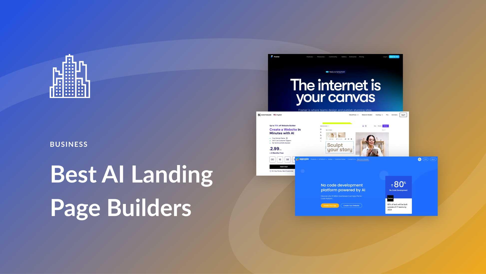 Top AI Tools Recommended for Seamless No-Code Landing Pages