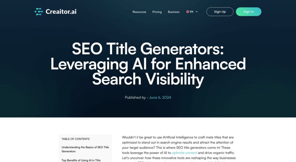 Generate SEO Titles and Meta Descriptions with AI