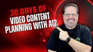 How to Build a 30-Day Content Plan Using AI