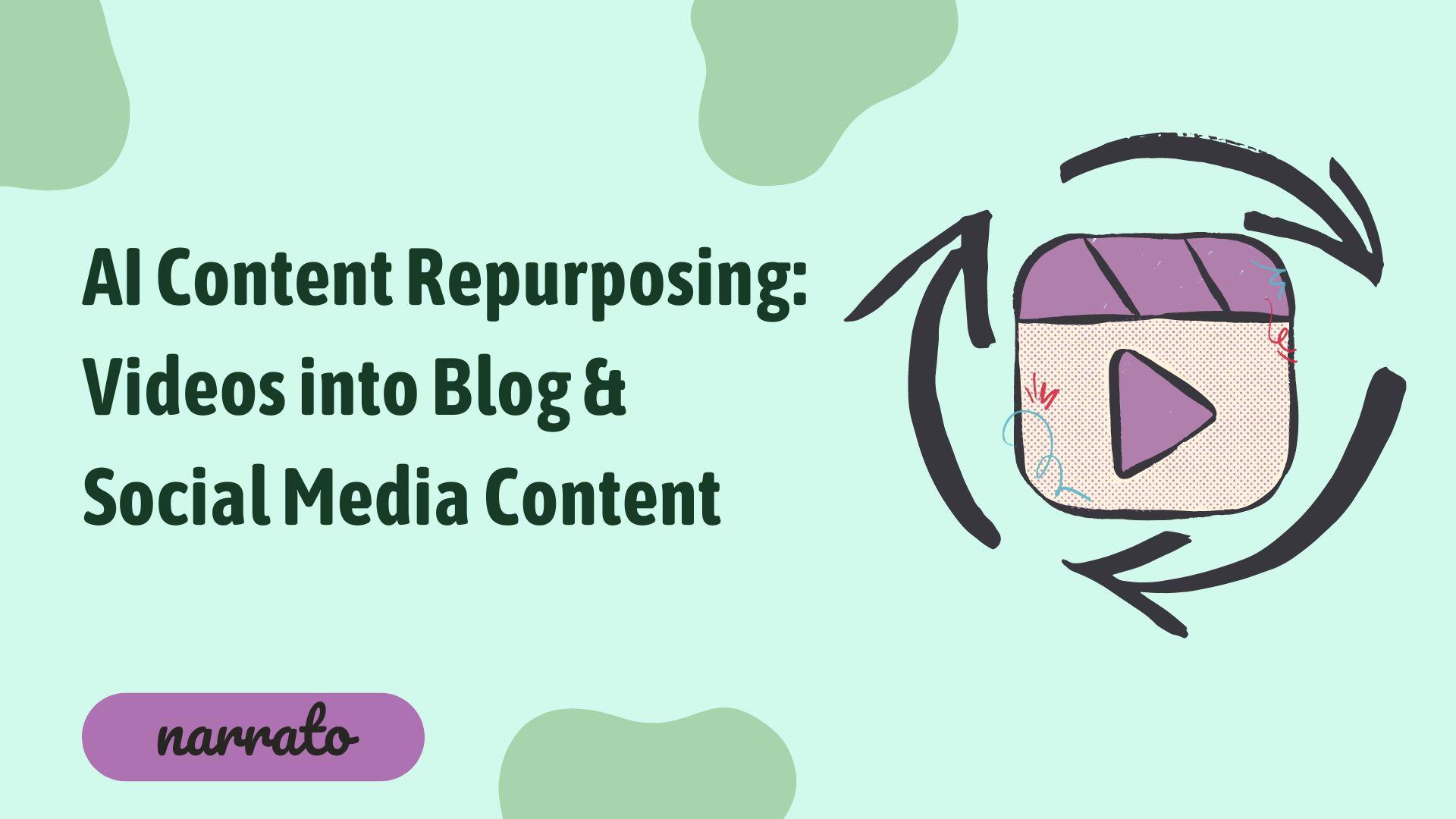 Use AI to Repurpose a Blog Into 10 Content Types