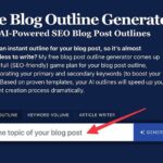 How to Use AI to Generate Blog Post Outlines