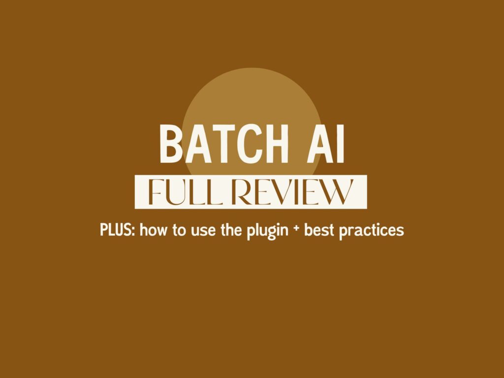 How to Use AI to Batch Write Weekly Content