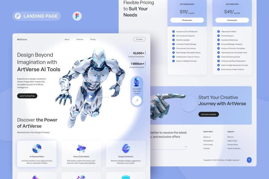 Harnessing AI Tools to Design an Irresistible Landing Page