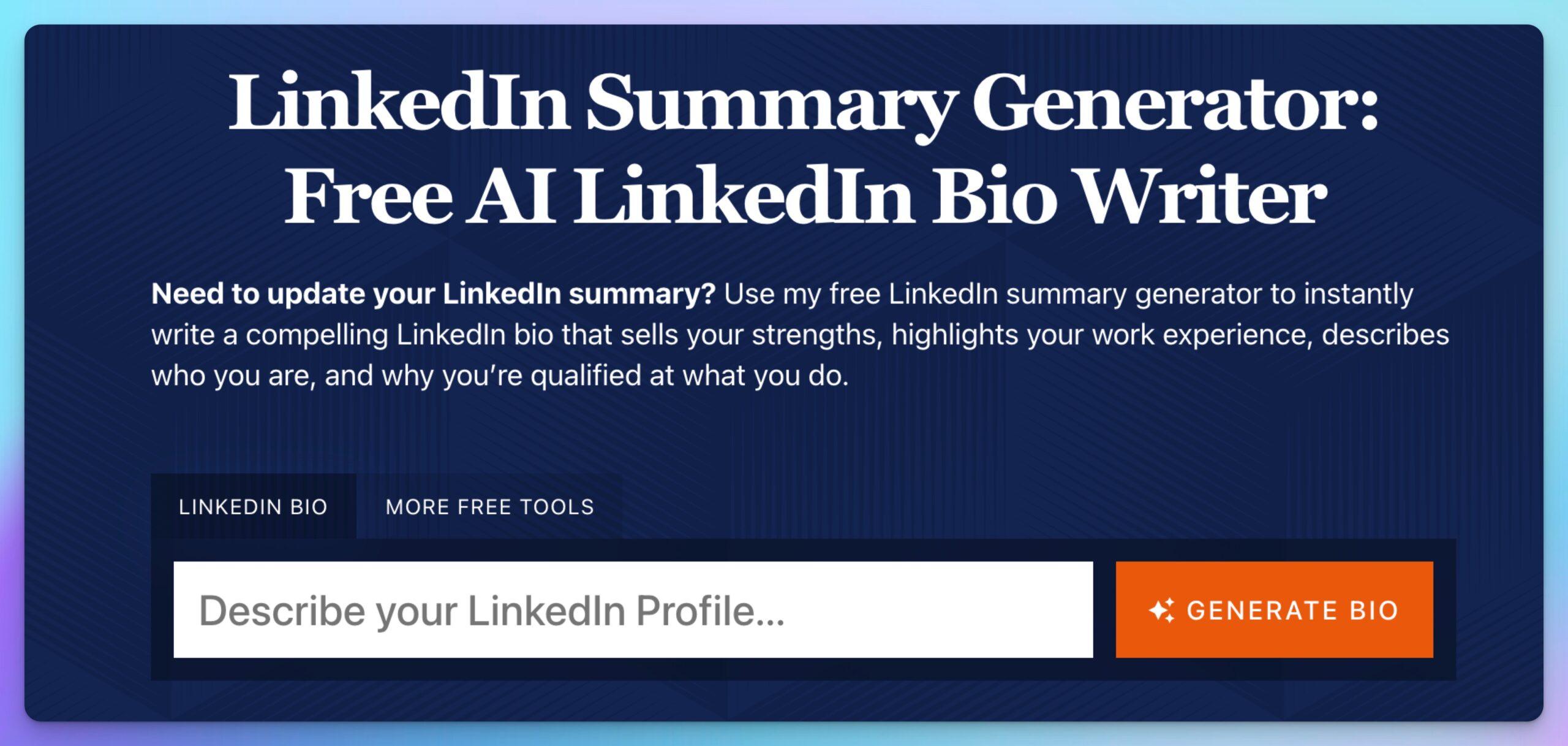 Leveraging AI Tools for Personalized and Impactful Profiles