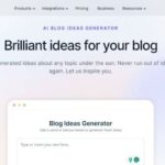 Best AI Tools to Generate Blog Ideas in Seconds