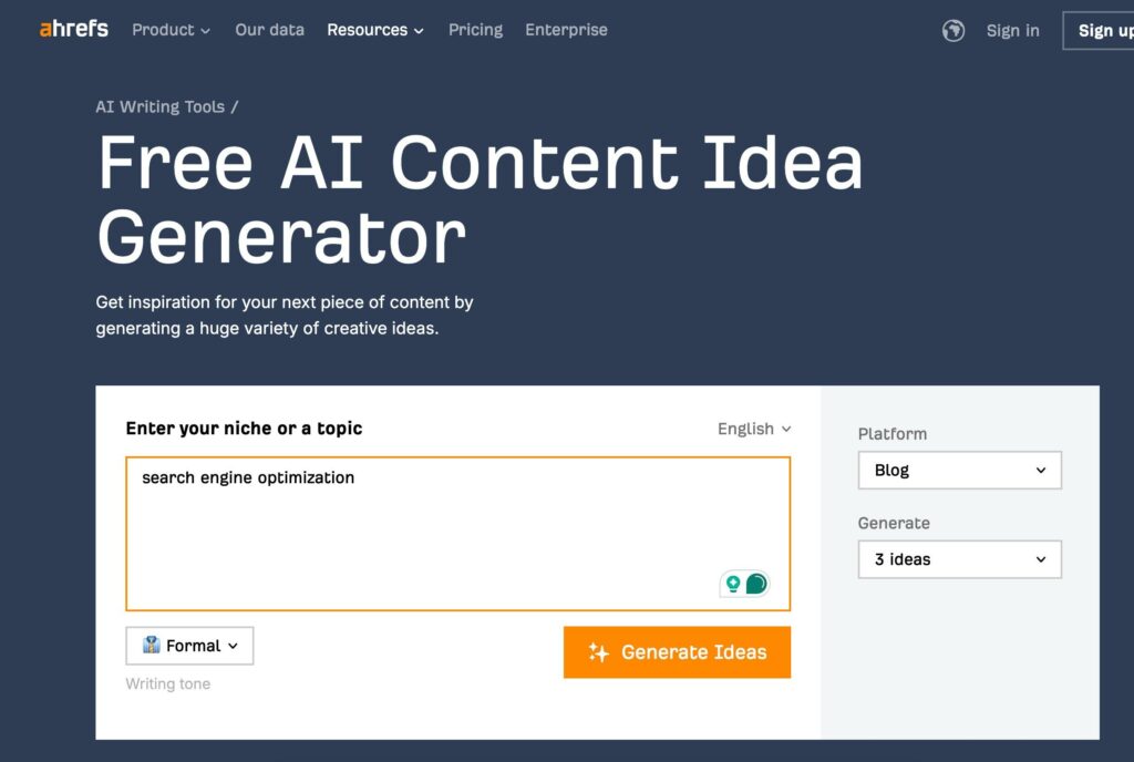 Best AI Tools for Blog Idea Generation