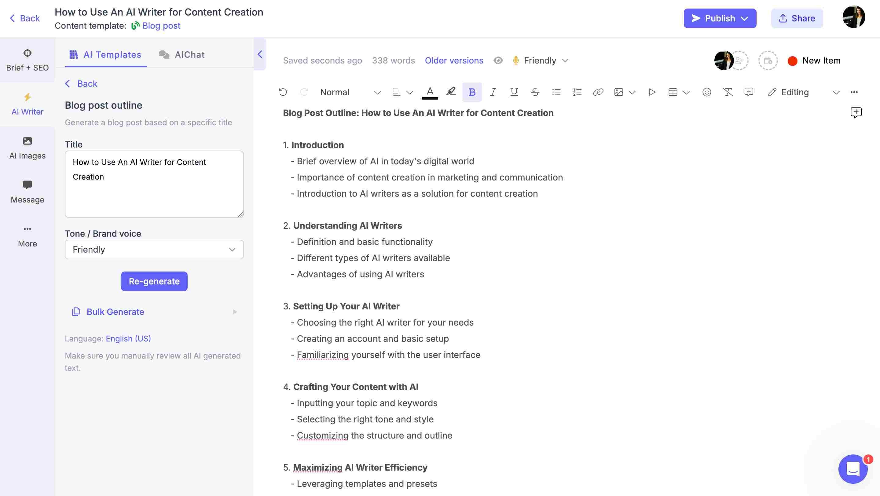 Choosing the Right AI Tools for Effective Blog Outline Creation
