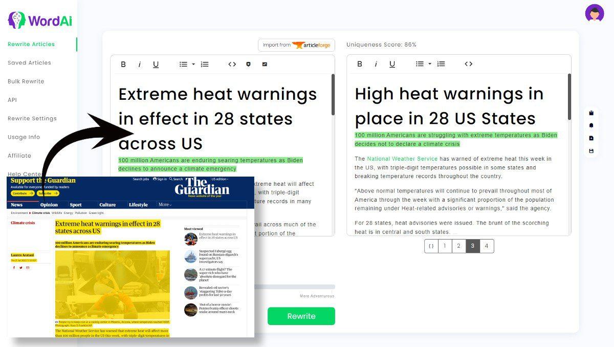 Crafting Engaging and Updated Content through Intelligent Rewriting