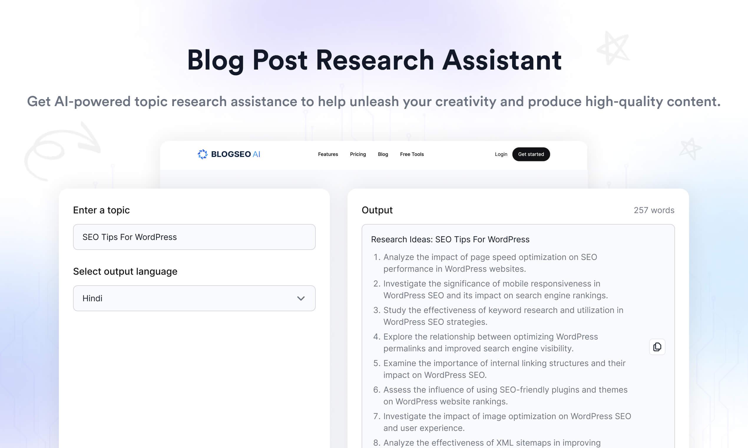 Harnessing AI for Research Driven Blog Content
