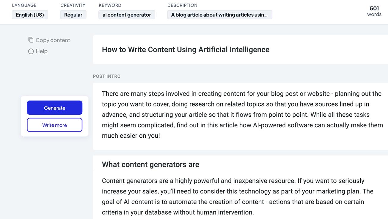 Balancing Creativity and Clarity in AI-Written Intros