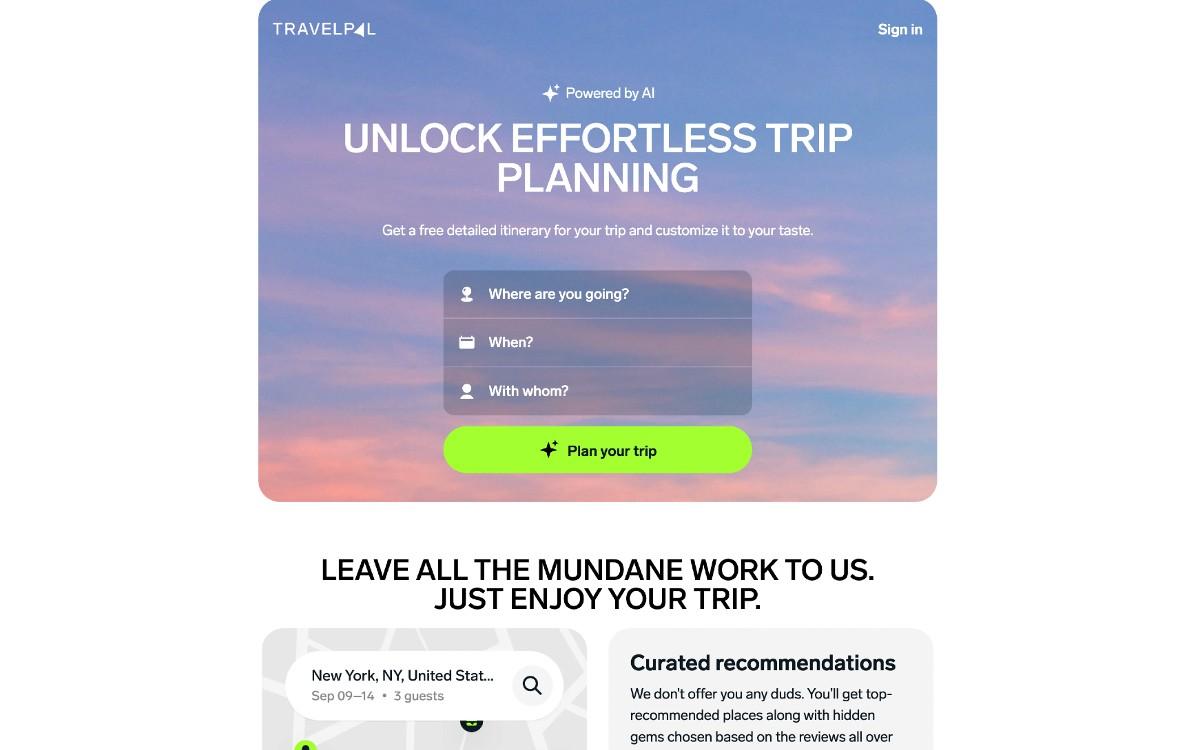 Enhancing Itinerary Customization with AI Tools
